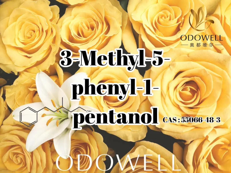 ODOWELL doporučuje 3-methyl-5-fenyl-1-pentanol pro aplikace svěží květinové vůně a vůně podobné růžím