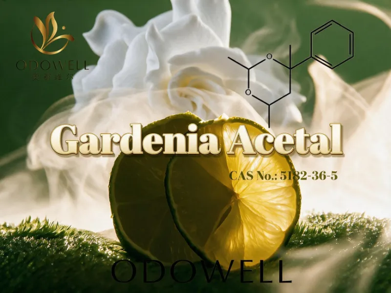 ​ODOWELL doporučuje Gardenia Acetal pro aplikace s čerstvými citrusy a gardéniemi